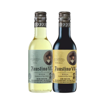 [1 Set] Faustino Bianco & Tempranillo, 187ml